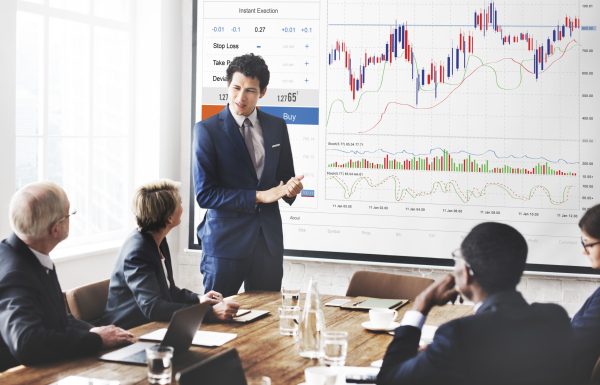 Forex Trade Graph Chart Concept